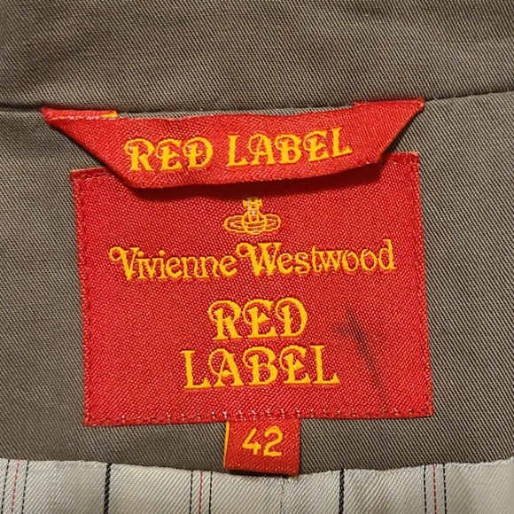 VIVIENNE WESTWOOD RED LABEL Cotton Brown Blazer 42 - Picture 7 of 10